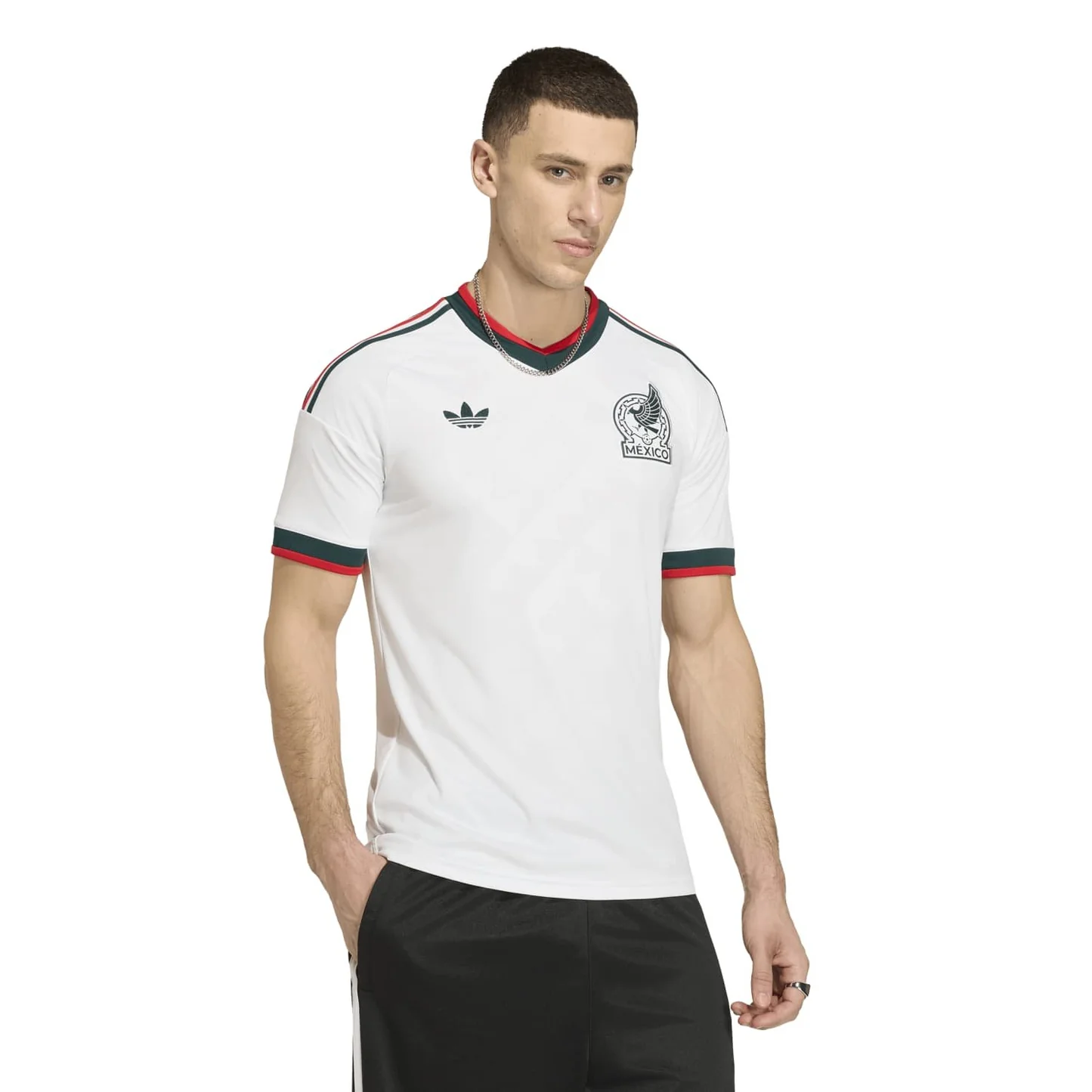 Camiseta de la Segunda Equipación Auténtica de México blanca 2026 - Hombre 5