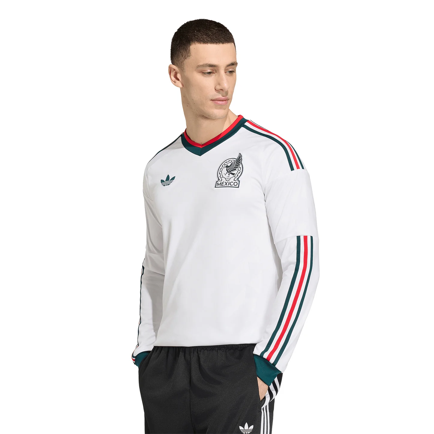 Camiseta de la Segunda Equipación Auténtica de México 2026 manga larga - Hombre 3