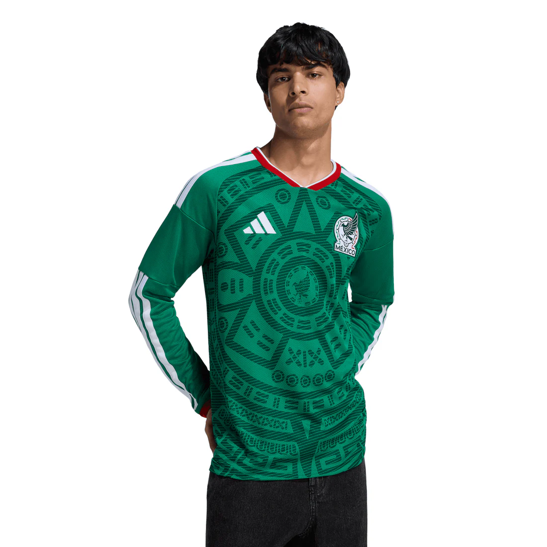 Camiseta de la Primera Equipación Auténtica de México 2026 manga larga - Hombre 5