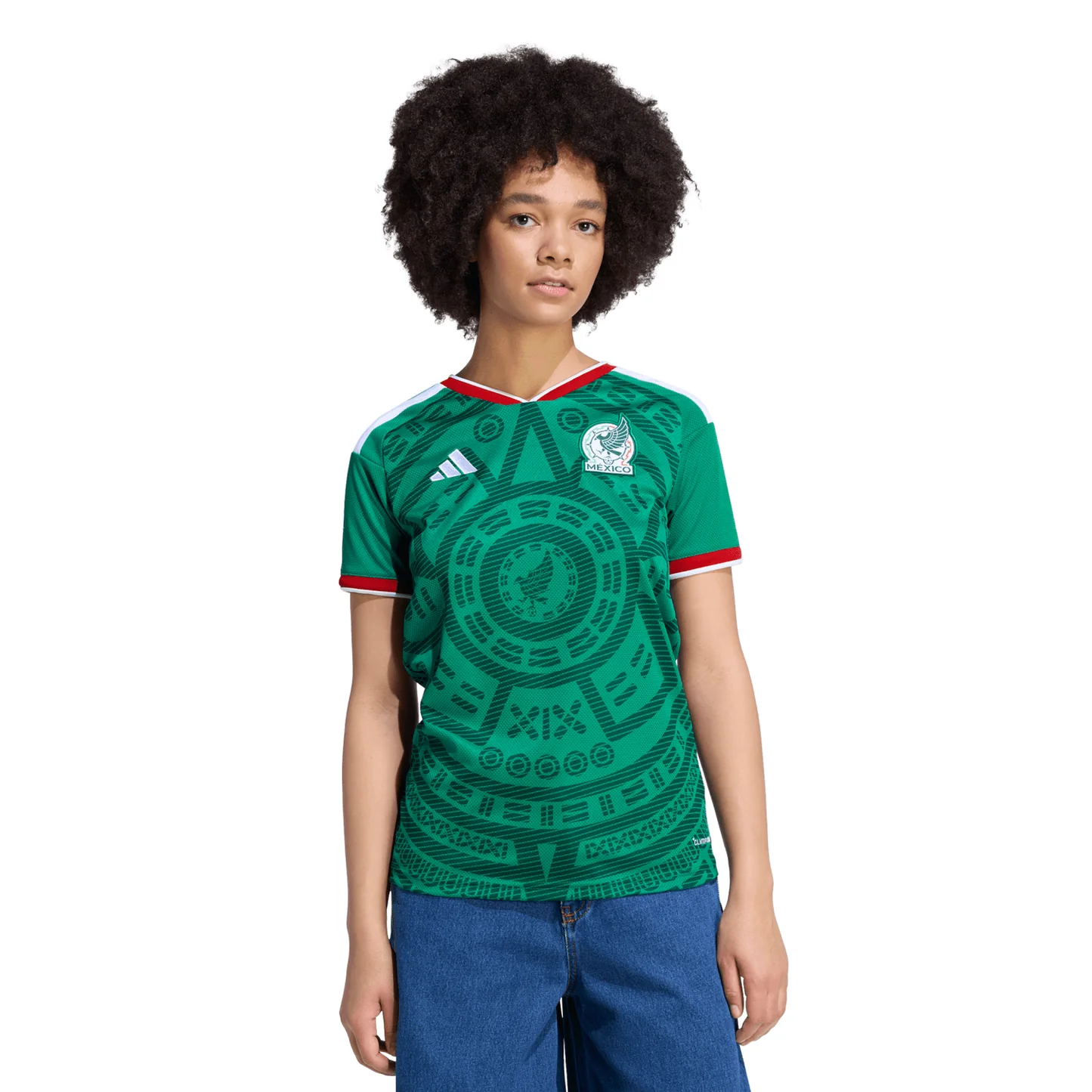 Camiseta de la Primera Equipación Auténtica de México Verde 2026 - Mujer 3